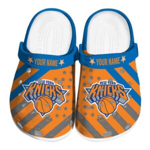 custom new york knicks star spangled graphic crocs fashion forward
