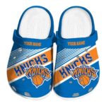 custom new york knicks vibrant dual tone crocs fashion forward