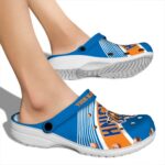 custom new york knicks vibrant dual tone crocs fashion forward