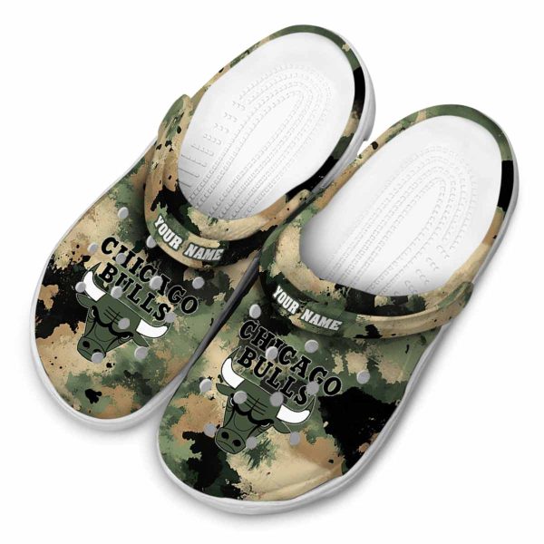 customized chicago bulls camouflage craze crocs top rated