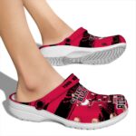 customized chicago bulls paint splatter graphics crocs fashion forward