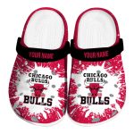 customized chicago bulls splash art crocs fashion forward