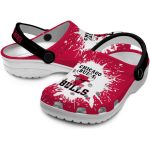 customized chicago bulls splash art crocs fashion forward