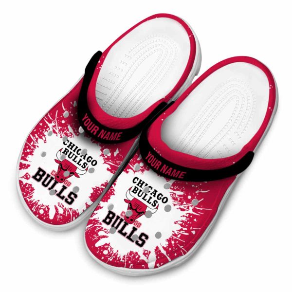 customized chicago bulls splash art crocs top rated