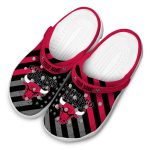 customized chicago bulls star spangled graphic crocs fashion forward