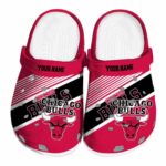 customized chicago bulls vibrant dual tone crocs fashion forward
