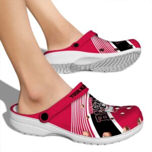 customized chicago bulls vibrant dual tone crocs new arrival