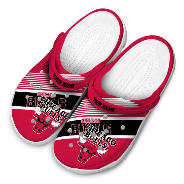 customized chicago bulls vibrant dual tone crocs top rated