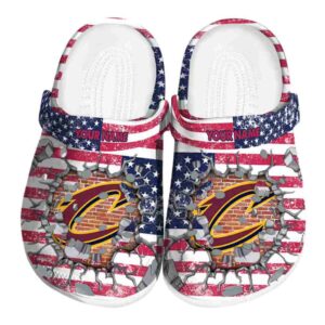 customized cleveland cavaliers freedom splinter crocs fashion forward