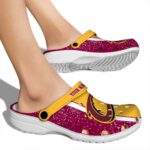 customized cleveland cavaliers vertical stripes crocs fashion forward