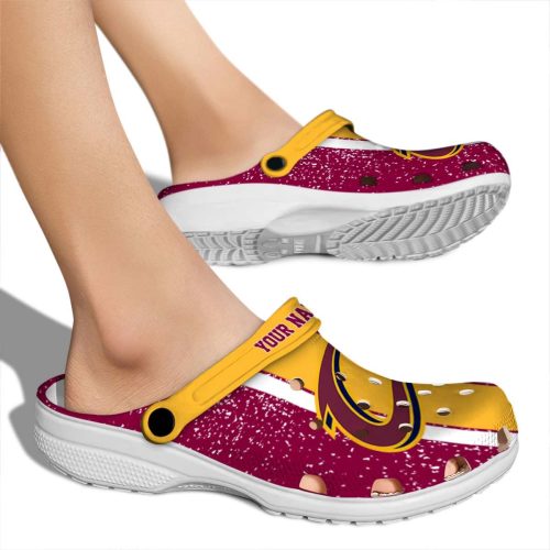 customized cleveland cavaliers vertical stripes crocs new arrival