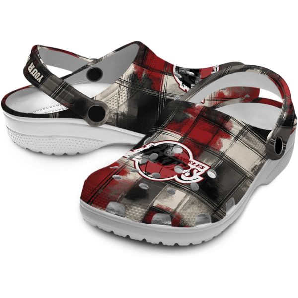 customized los angeles lakers plaid fusion crocs premium grade