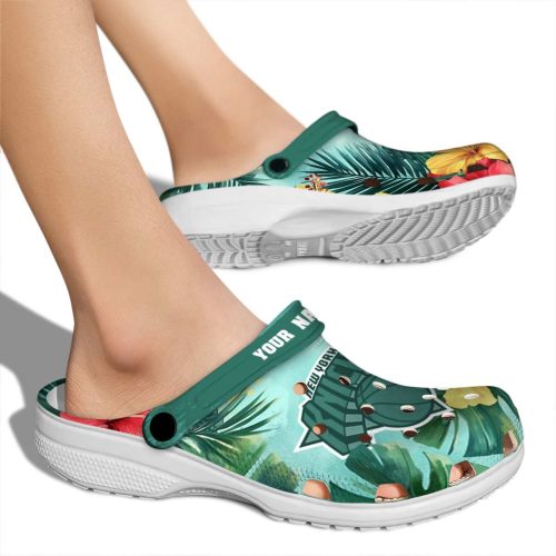 customized new york knicks tropical vibes crocs new arrival