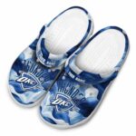 customized oklahoma city thunder ocean waves crocs fashion forward