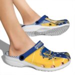golden state warriors geometric background crocs fashion forward