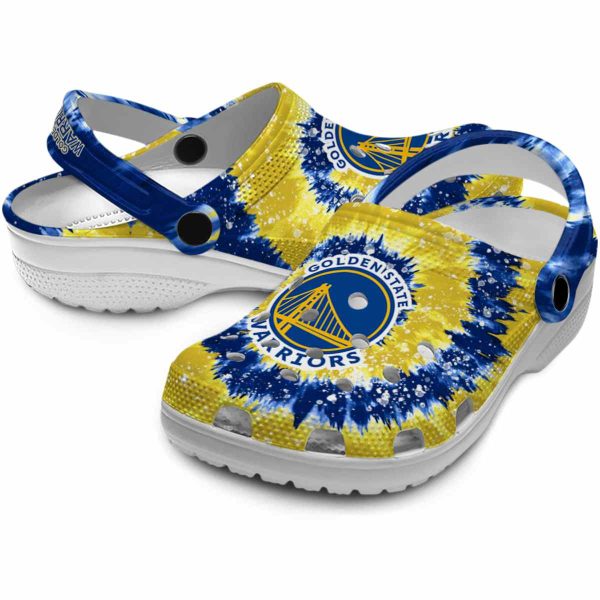 golden state warriors radiant burst effect crocs premium grade