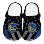 golden state warriors stellar stripes theme crocs fashion forward
