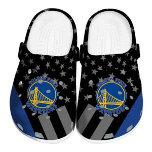 golden state warriors stellar stripes theme crocs fashion forward