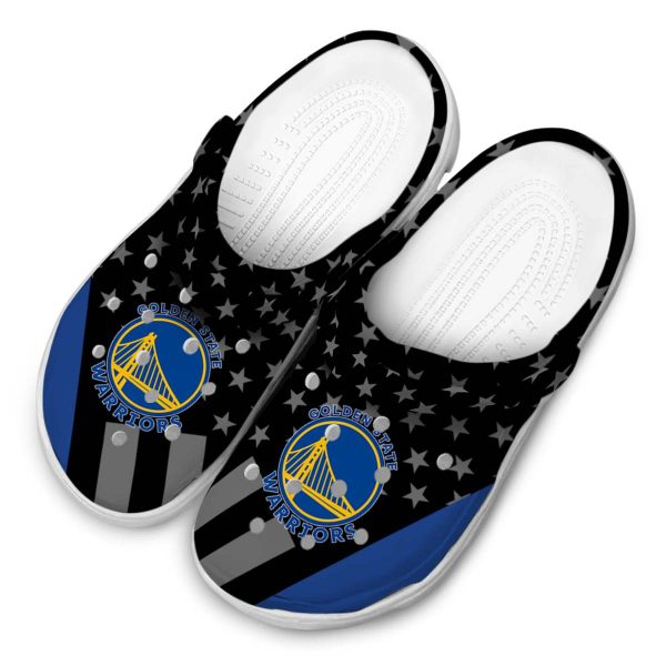 golden state warriors stellar stripes theme crocs top rated