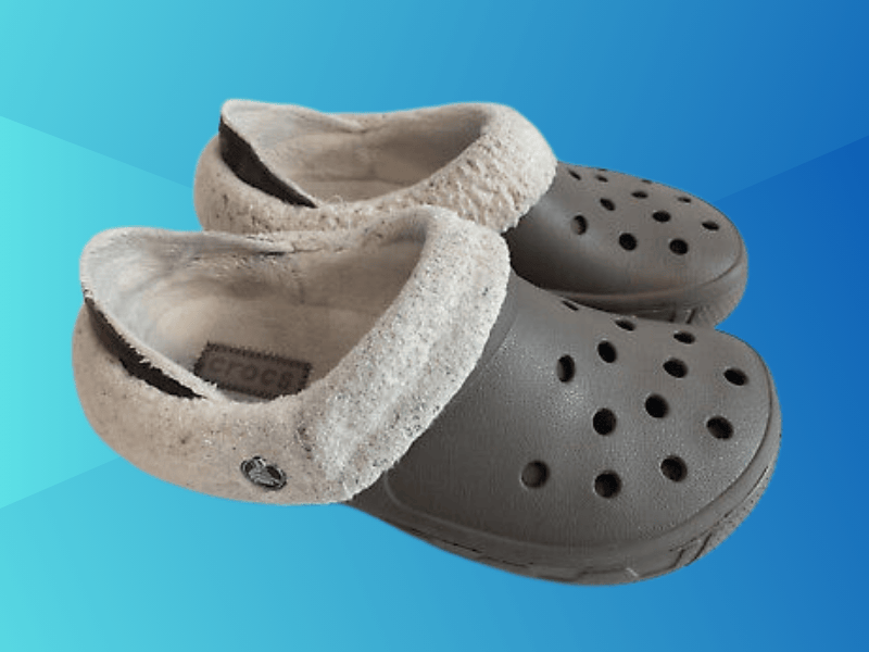 Fuzzy-lined Crocs requires patience Fuzzy-lined Crocs requires patience