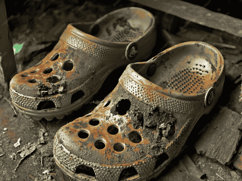 Don't let your Crocs end up like this Don't let your Crocs end up like this