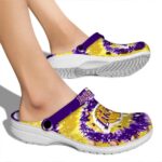 los angeles lakers radiant burst effect crocs fashion forward