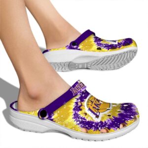 los angeles lakers radiant burst effect crocs new arrival