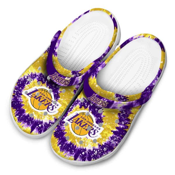 los angeles lakers radiant burst effect crocs top rated