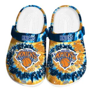 new york knicks radiant burst effect crocs fashion forward