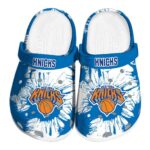 new york knicks splatter graphics crocs fashion forward