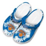 new york knicks splatter graphics crocs fashion forward