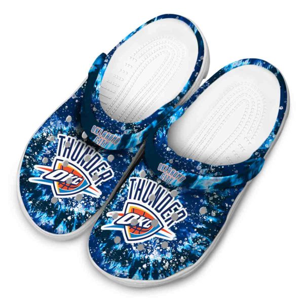 oklahoma city thunder radiant burst effect crocs top rated
