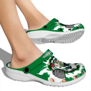 personalized boston celtics gripping hand crocs new arrival