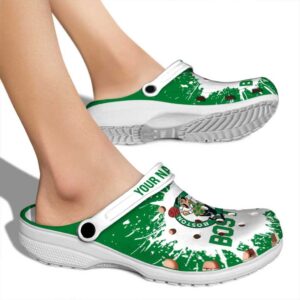 personalized boston celtics splash art crocs new arrival