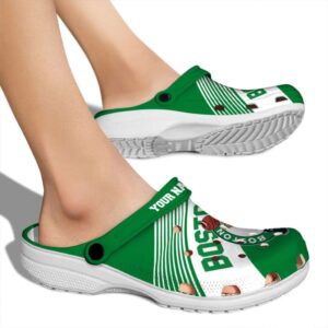 personalized boston celtics vibrant dual tone crocs new arrival