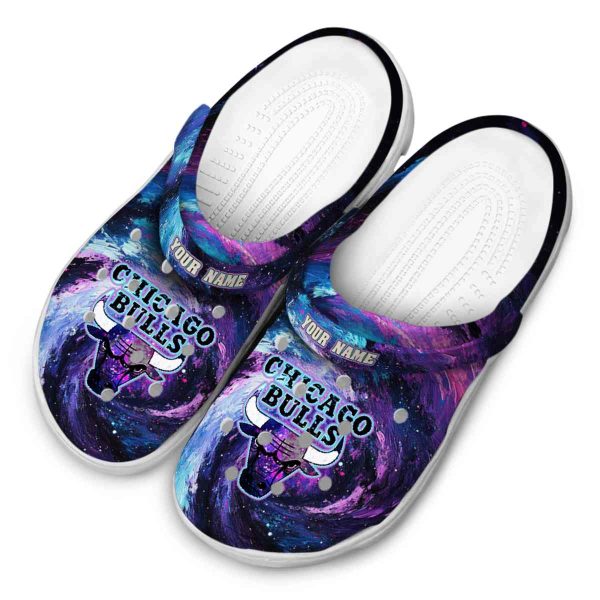 personalized chicago bulls galaxy swirl crocs top rated