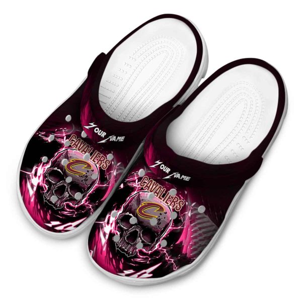 personalized cleveland cavaliers gothic skull crocs top rated