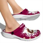 personalized cleveland cavaliers splatter background crocs fashion forward
