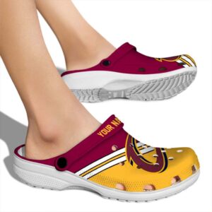 personalized cleveland cavaliers striped accents crocs new arrival