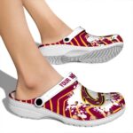 personalized cleveland cavaliers zigzag paint burst crocs fashion forward