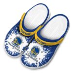 personalized golden state warriors splash art crocs fashion forward
