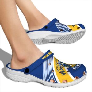 personalized golden state warriors vibrant dual tone crocs new arrival