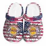 personalized los angeles lakers freedom splinter crocs fashion forward