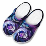 personalized los angeles lakers galaxy swirl crocs fashion forward