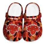 personalized new york knicks autumn leaves crocs fashion forward