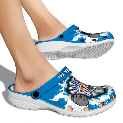 personalized oklahoma city thunder gripping hand crocs new arrival