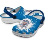 personalized oklahoma city thunder splash art crocs fashion forward