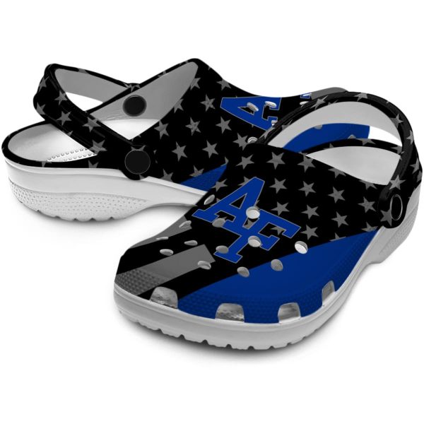 air force falcons stellar stripes theme clog high quality