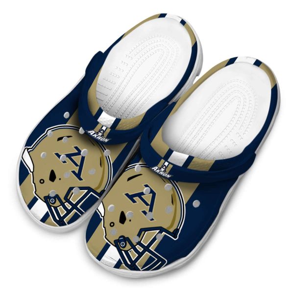 akron zips helmet stripes clog latest model