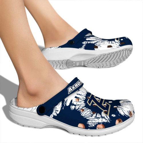 akron zips splatter graphics clog fashion forward